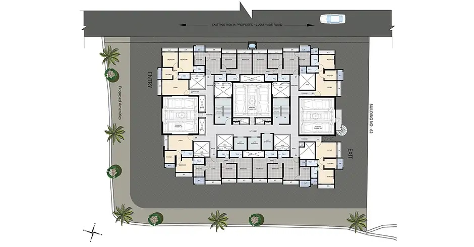 SBM Sky Vartak Nagar Thane Floor Plans